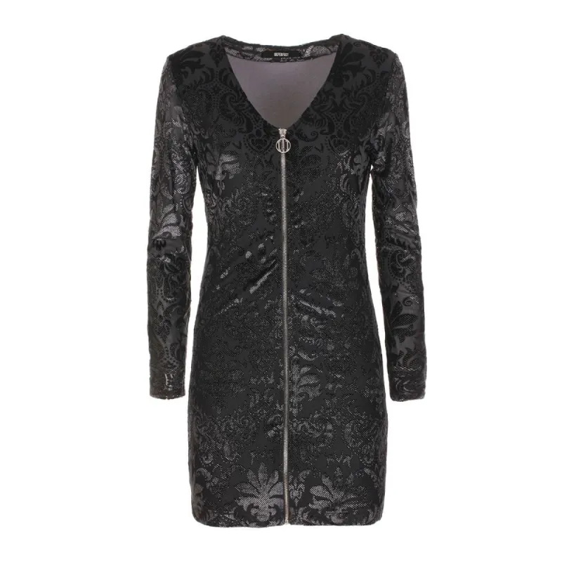 Elegant Long Sleeve Black Dress sold by Louxly