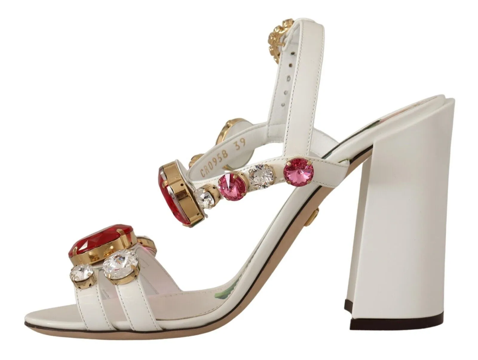Keira Crystal-Embellished Ankle Strap Heels sold by Louxly product image thumbnail 5