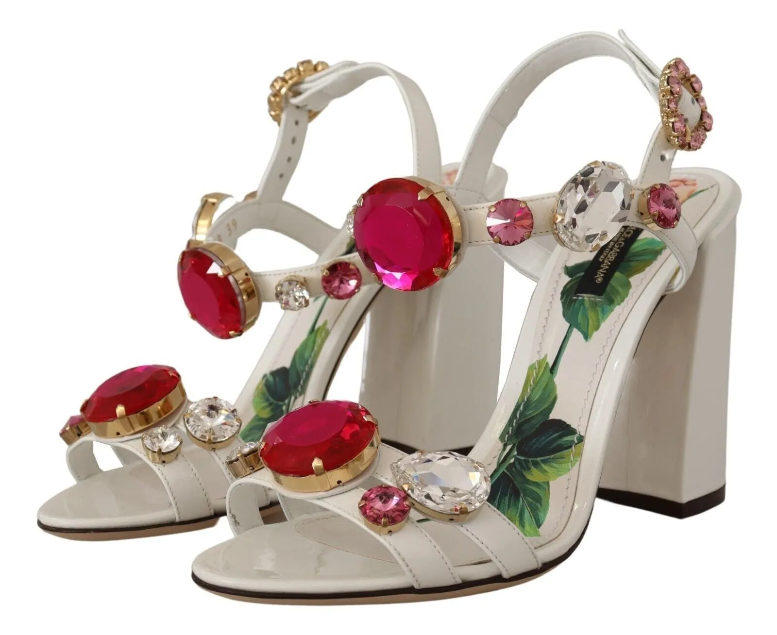 Keira Crystal-Embellished Ankle Strap Heels sold by Louxly product image thumbnail 2