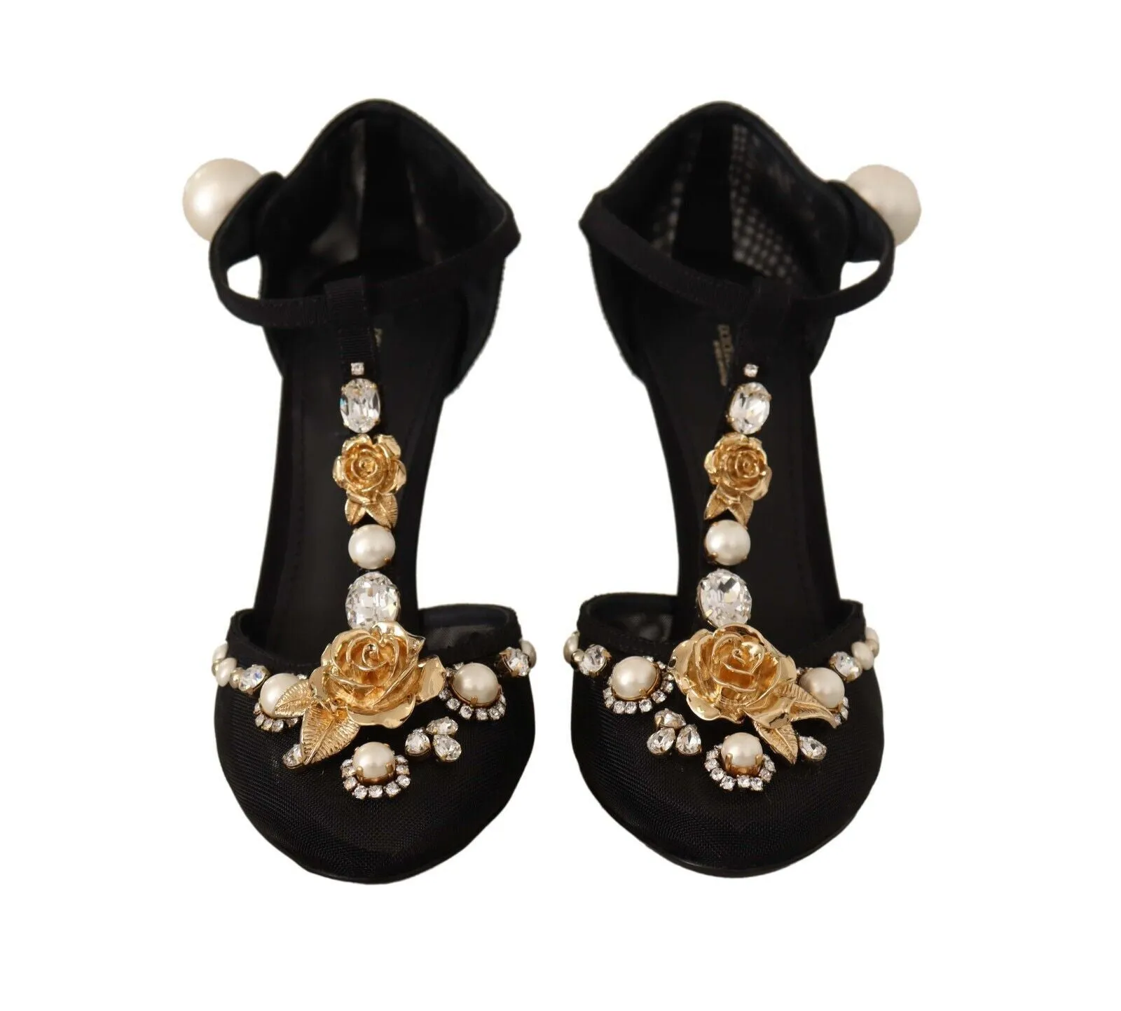 Elegant Embellished T-Strap Heels Sandals sold by Louxly product image thumbnail 3