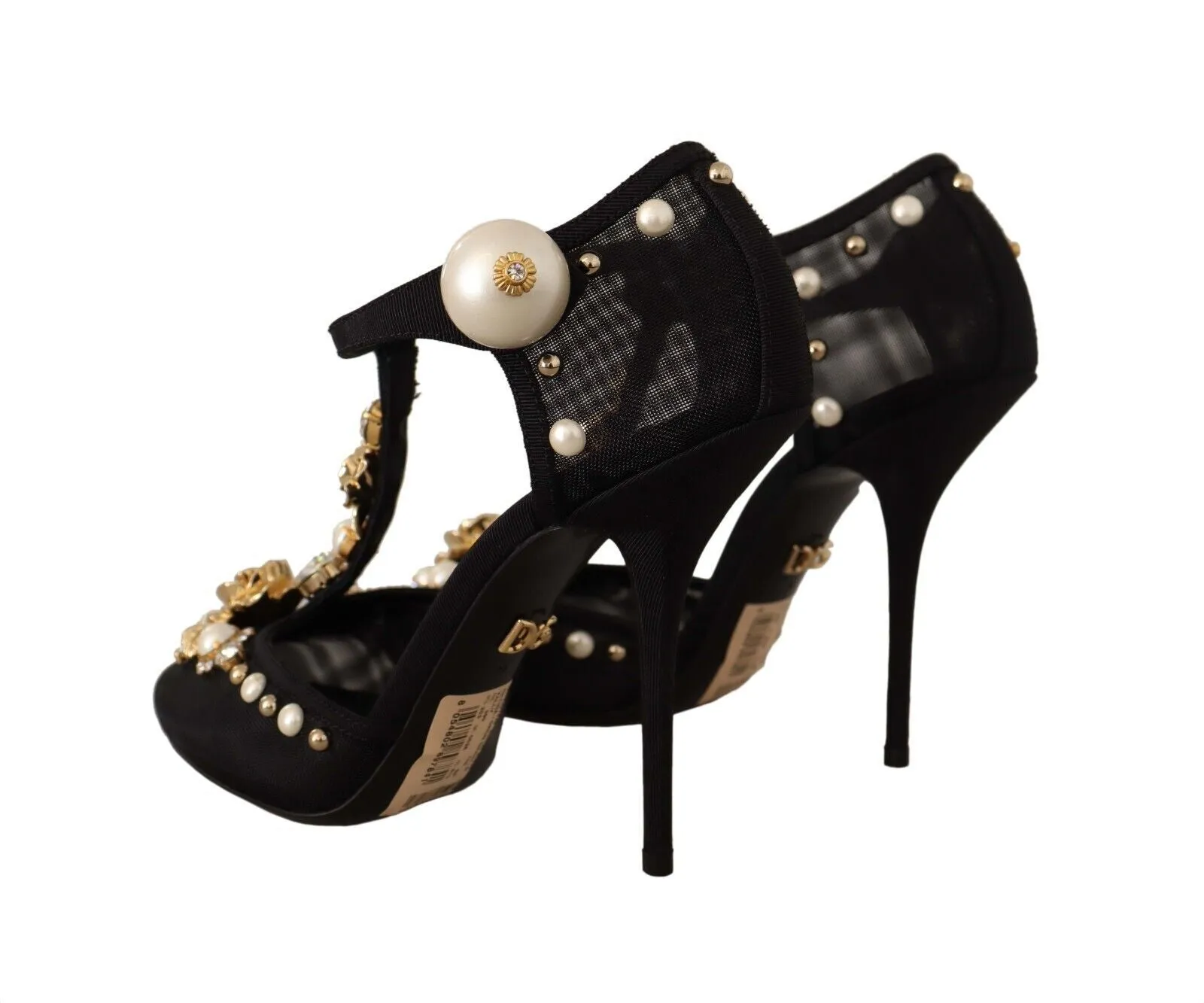 Elegant Embellished T-Strap Heels Sandals sold by Louxly product image thumbnail 4