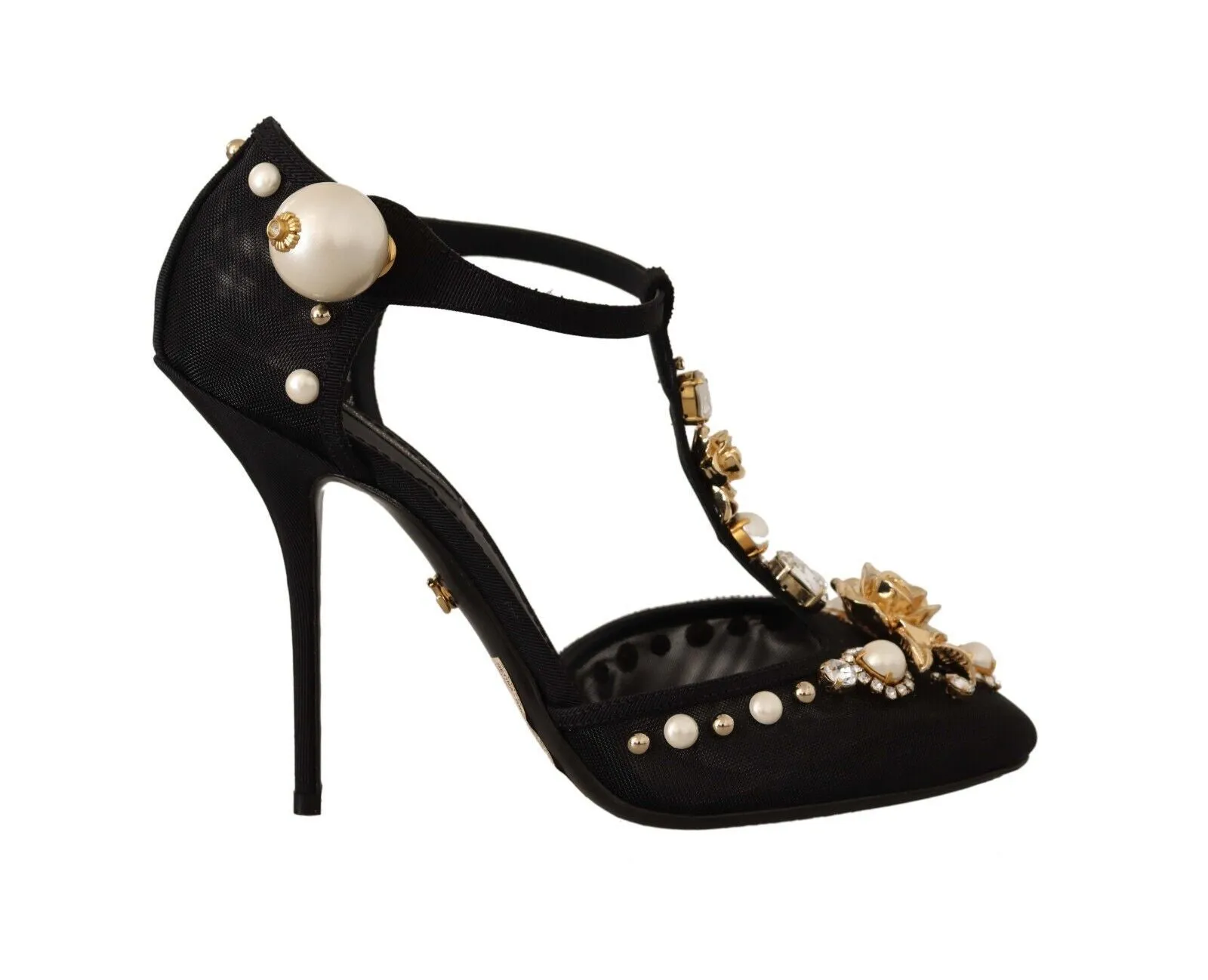 Elegant Embellished T-Strap Heels Sandals sold by Louxly
