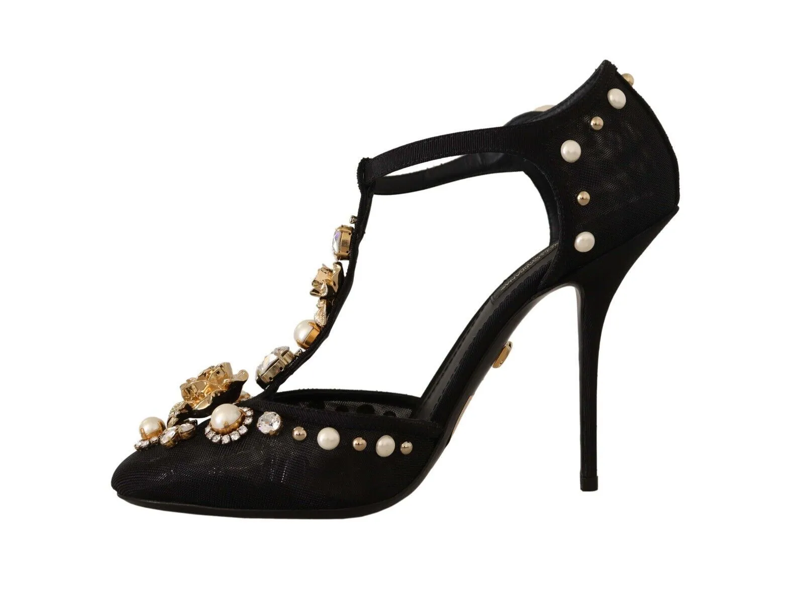 Elegant Embellished T-Strap Heels Sandals sold by Louxly product image thumbnail 5