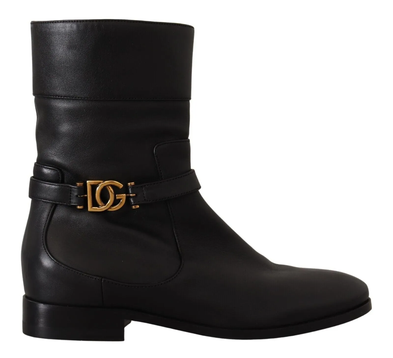 Elegant Leather Biker Boots sold by Louxly