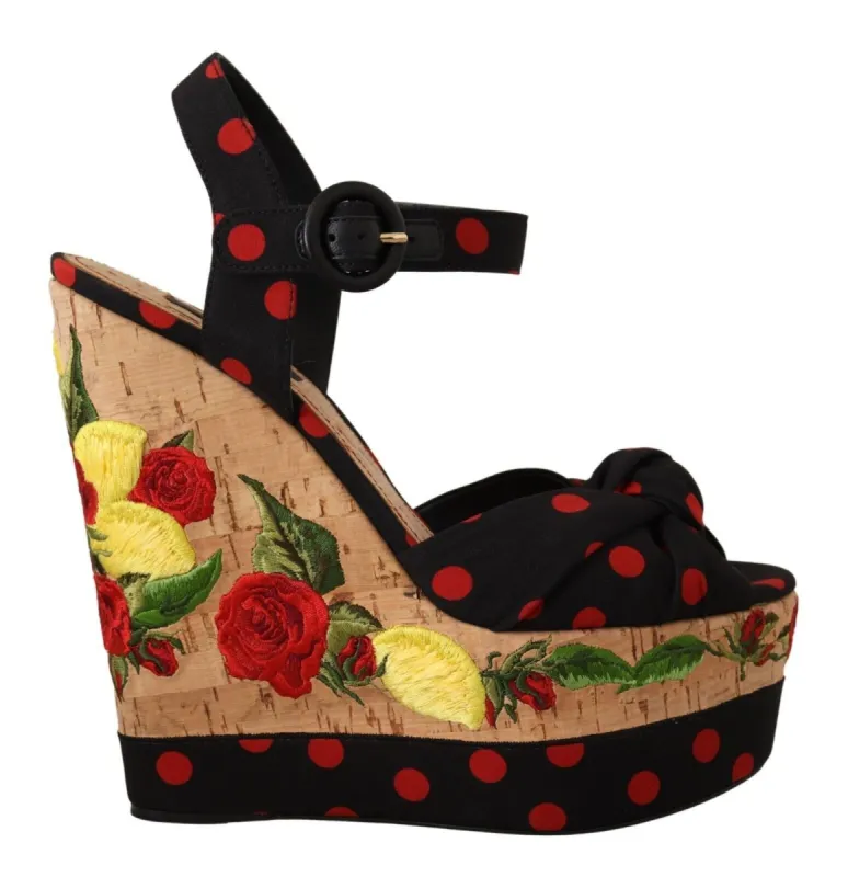 Multicolor Silk Blend Platform Heels sold by Louxly