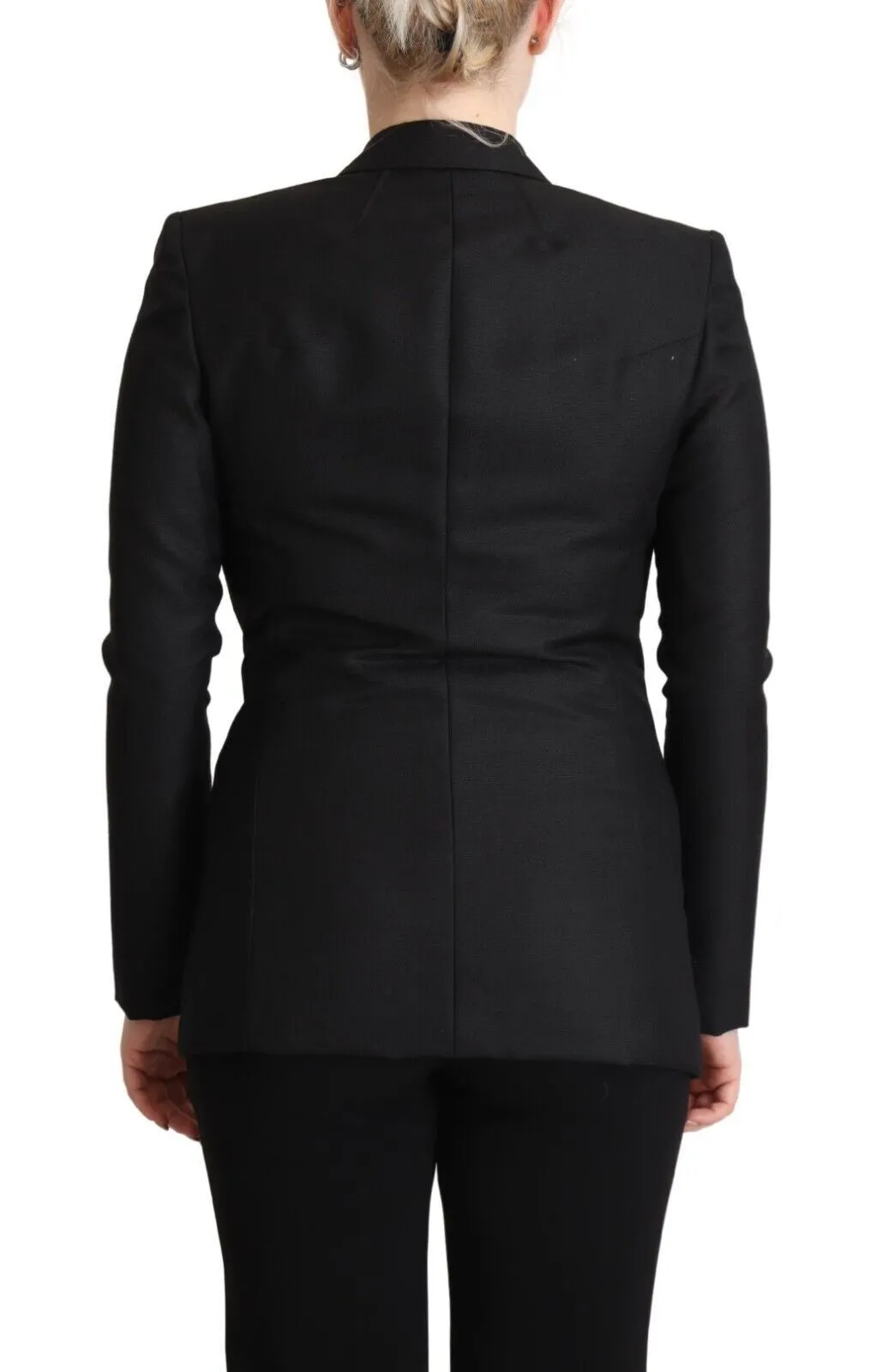 Elegant Black Double-Breasted Blazer sold by Louxly product image thumbnail 3