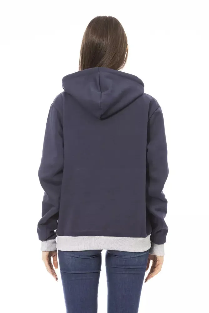 Blue Cotton Women Hoodie sold by Louxly product image thumbnail 3