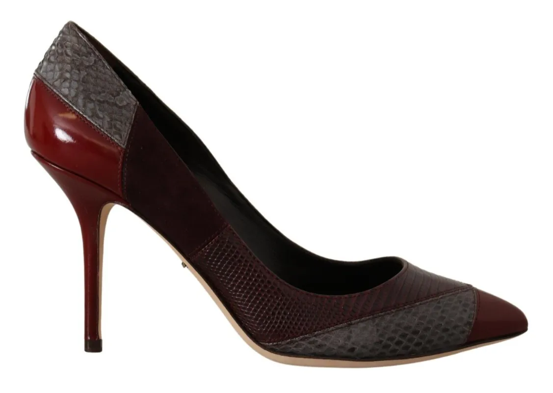 Multicolor Exotic Leather Heels Pumps sold by Louxly