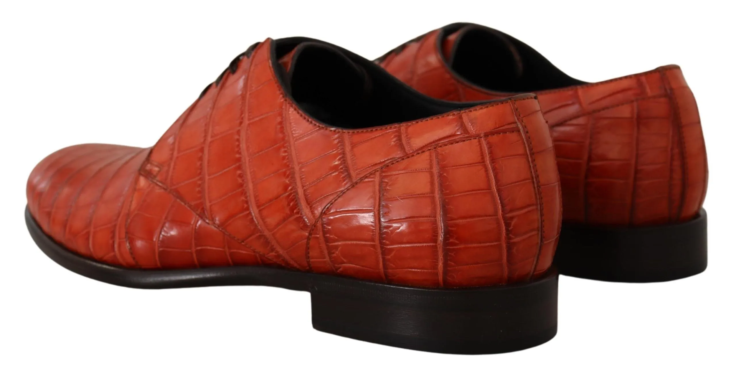 Exquisite Exotic Croc Leather Lace-Up Dress Shoes sold by Louxly product image thumbnail 3