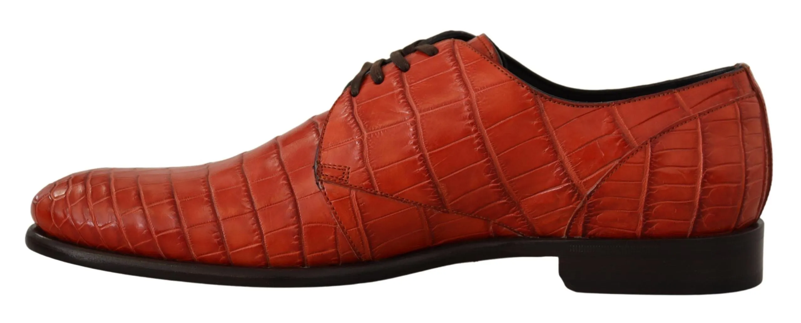 Exquisite Exotic Croc Leather Lace-Up Dress Shoes sold by Louxly product image thumbnail 4