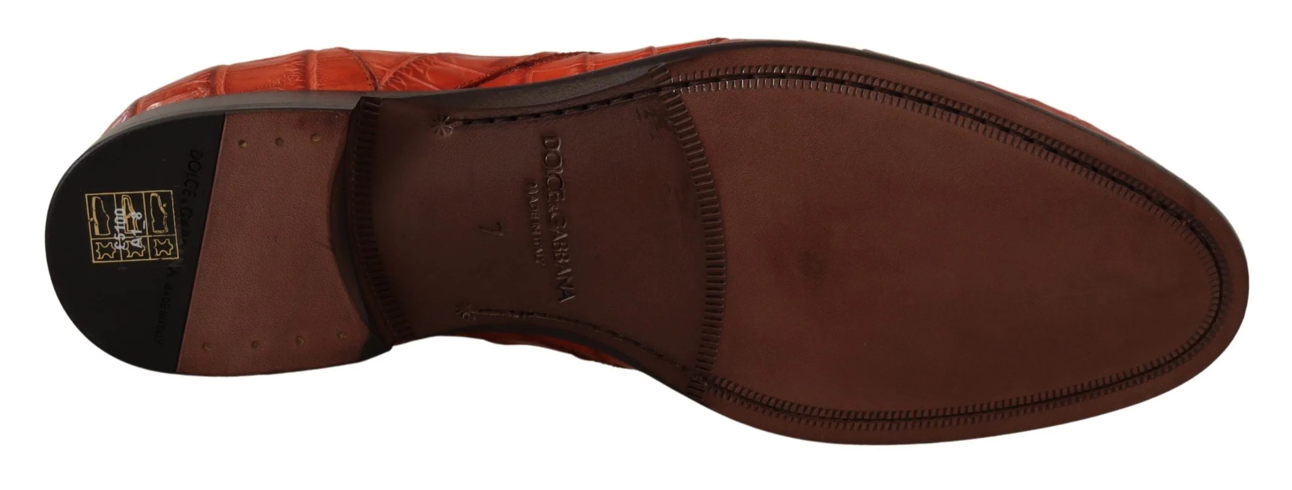 Exquisite Exotic Croc Leather Lace-Up Dress Shoes sold by Louxly product image thumbnail 5