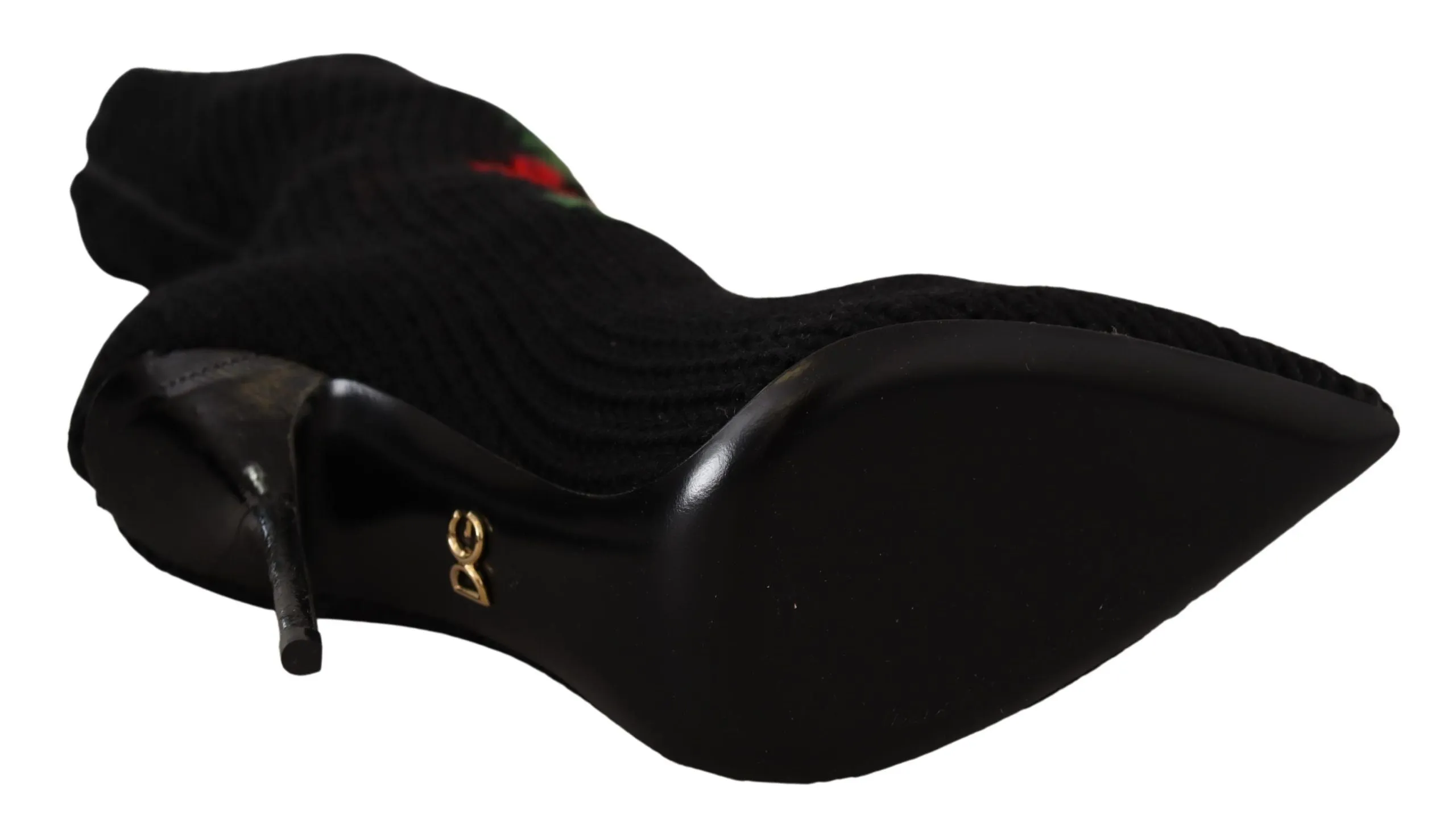 Elegant Sock Boots with Red Roses Detail sold by Louxly product image thumbnail 5