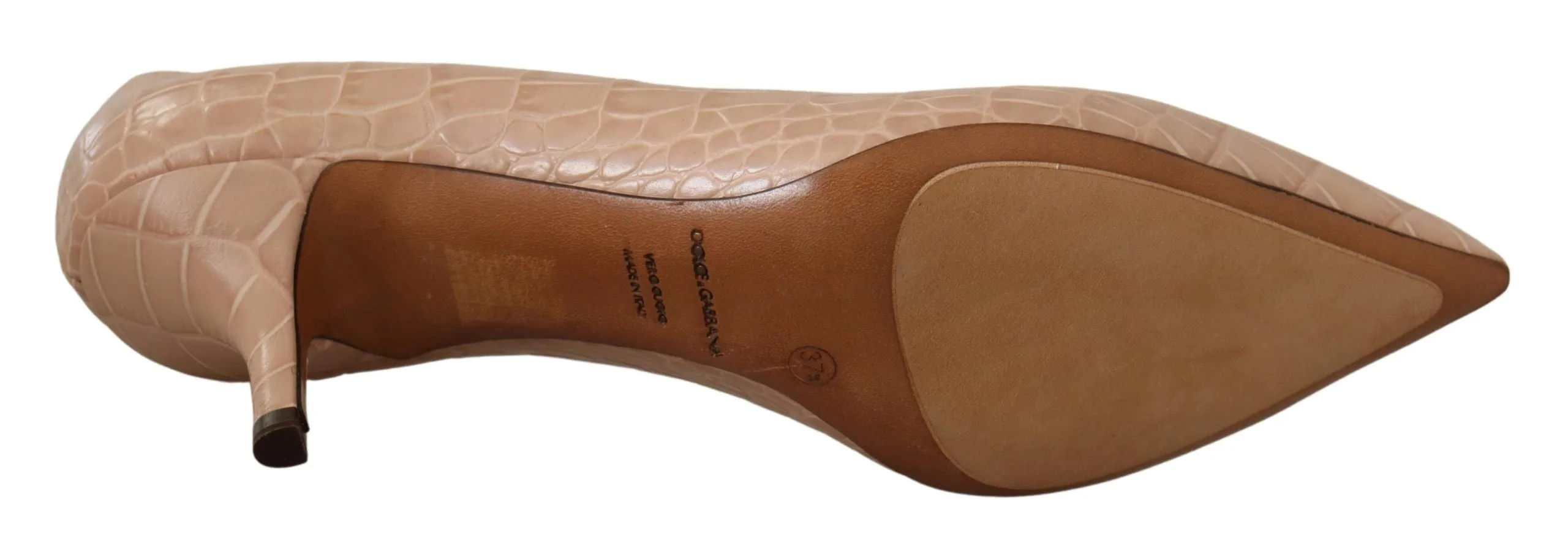 Elegant Beige Leather Pumps sold by Louxly product image thumbnail 5