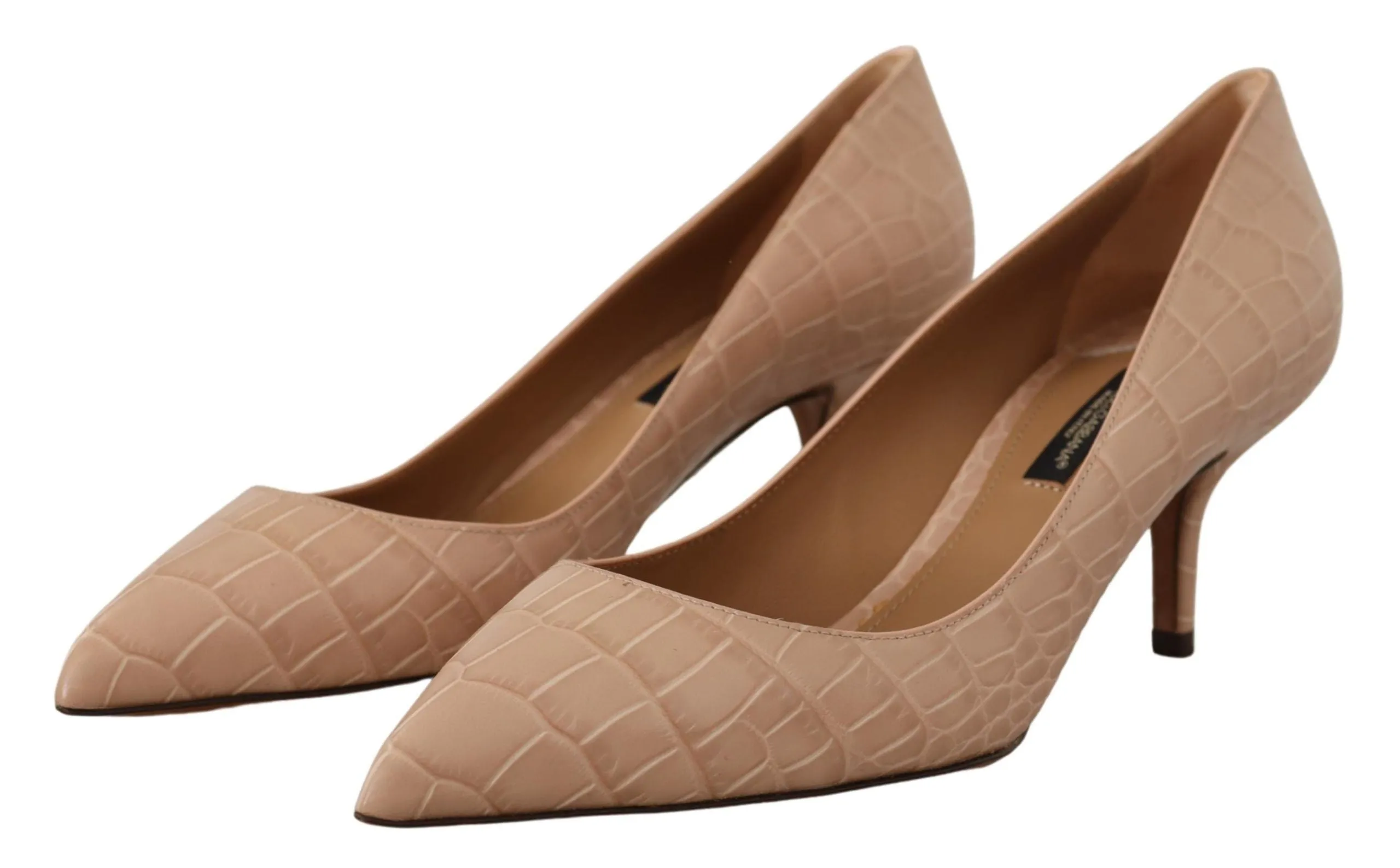 Elegant Beige Leather Pumps sold by Louxly product image thumbnail 2