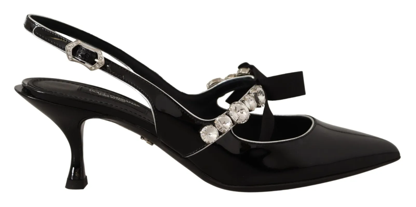 Elegant Crystal Slingback Heels Pump sold by Louxly