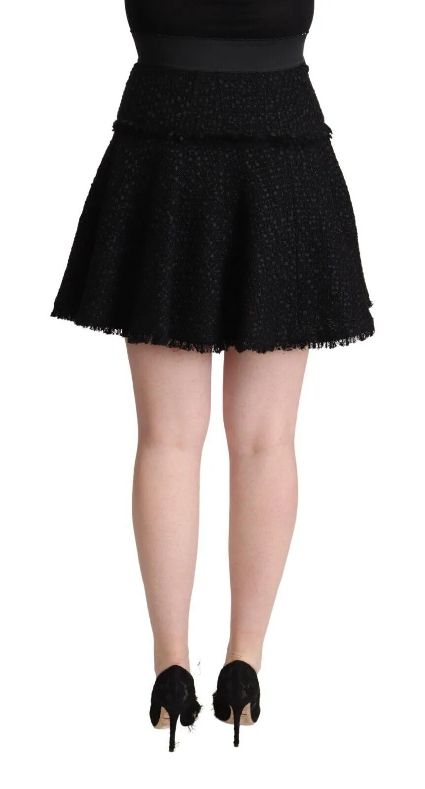 Elegant Knitted A-Line Mini Skirt sold by Louxly product image thumbnail 3