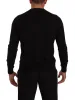 Elegant V-Neck Black Cashmere Cardigan sold by Louxly