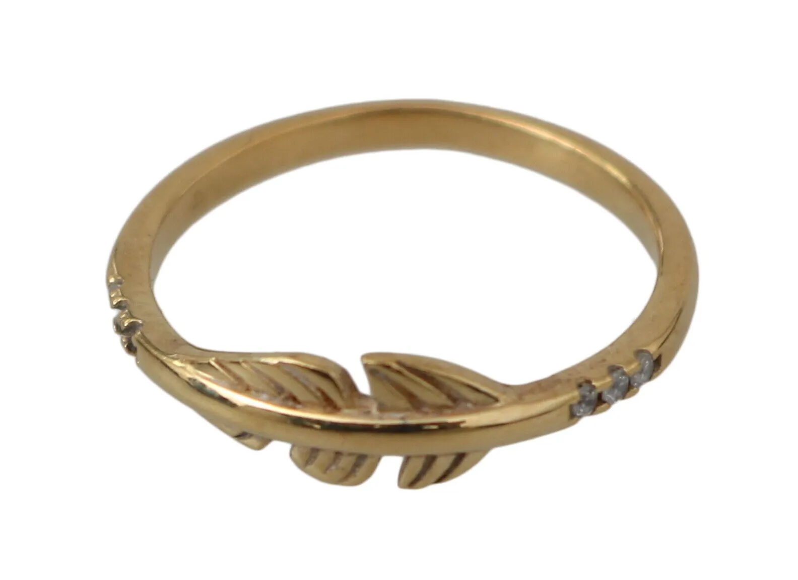 Elegant Gold CZ Crystal Women's Ring sold by Louxly