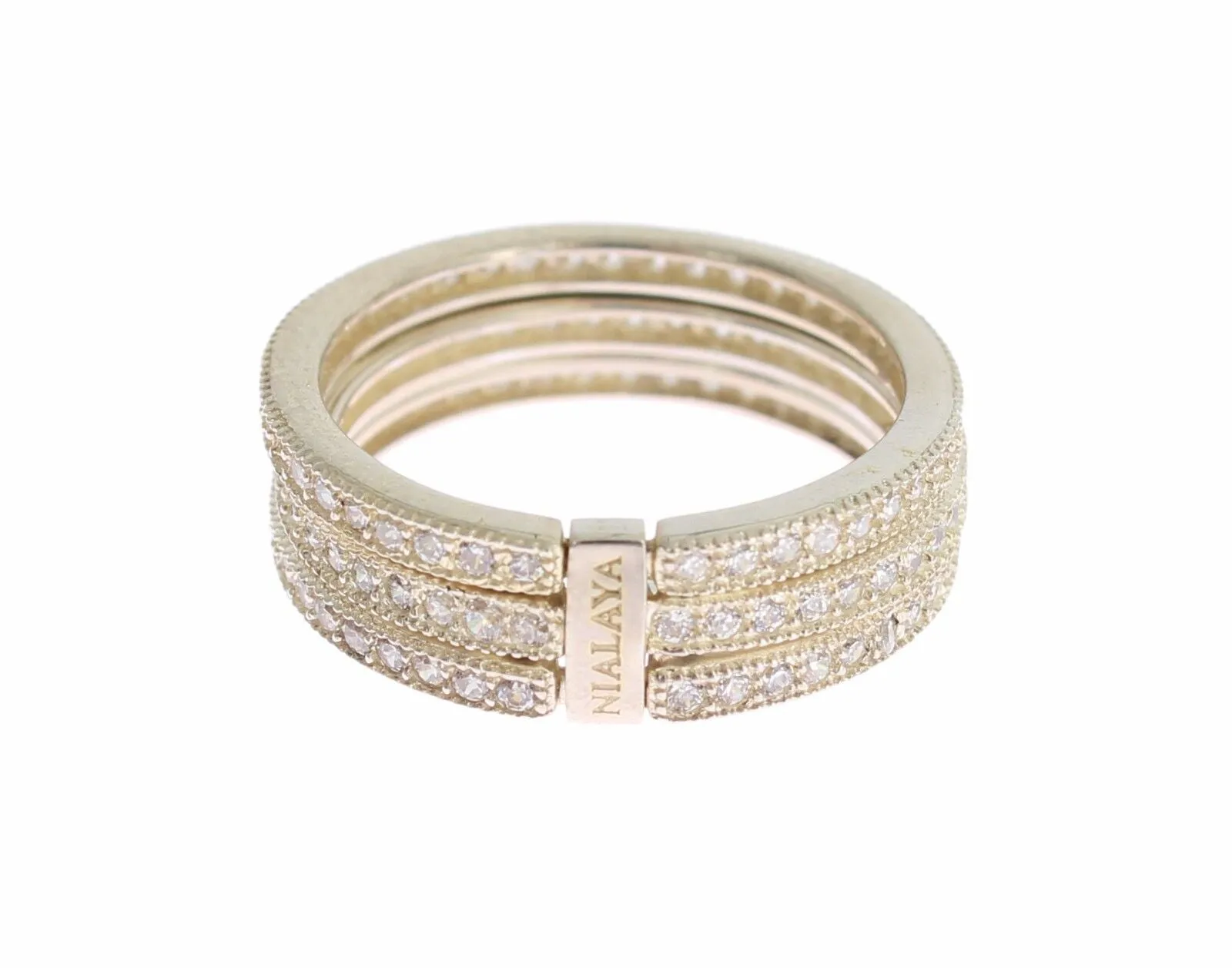 Dazzling Sterling Silver CZ Crystal Ring sold by Louxly product image thumbnail 4