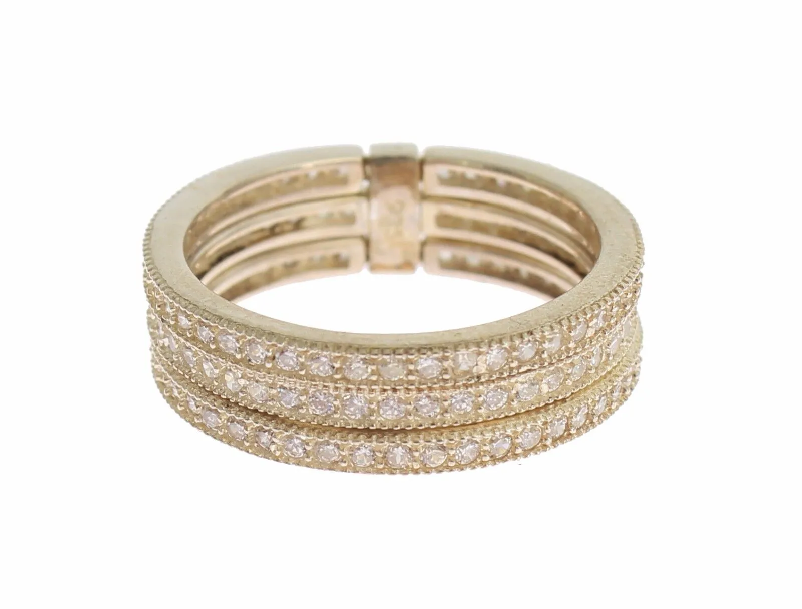 Dazzling Sterling Silver CZ Crystal Ring sold by Louxly