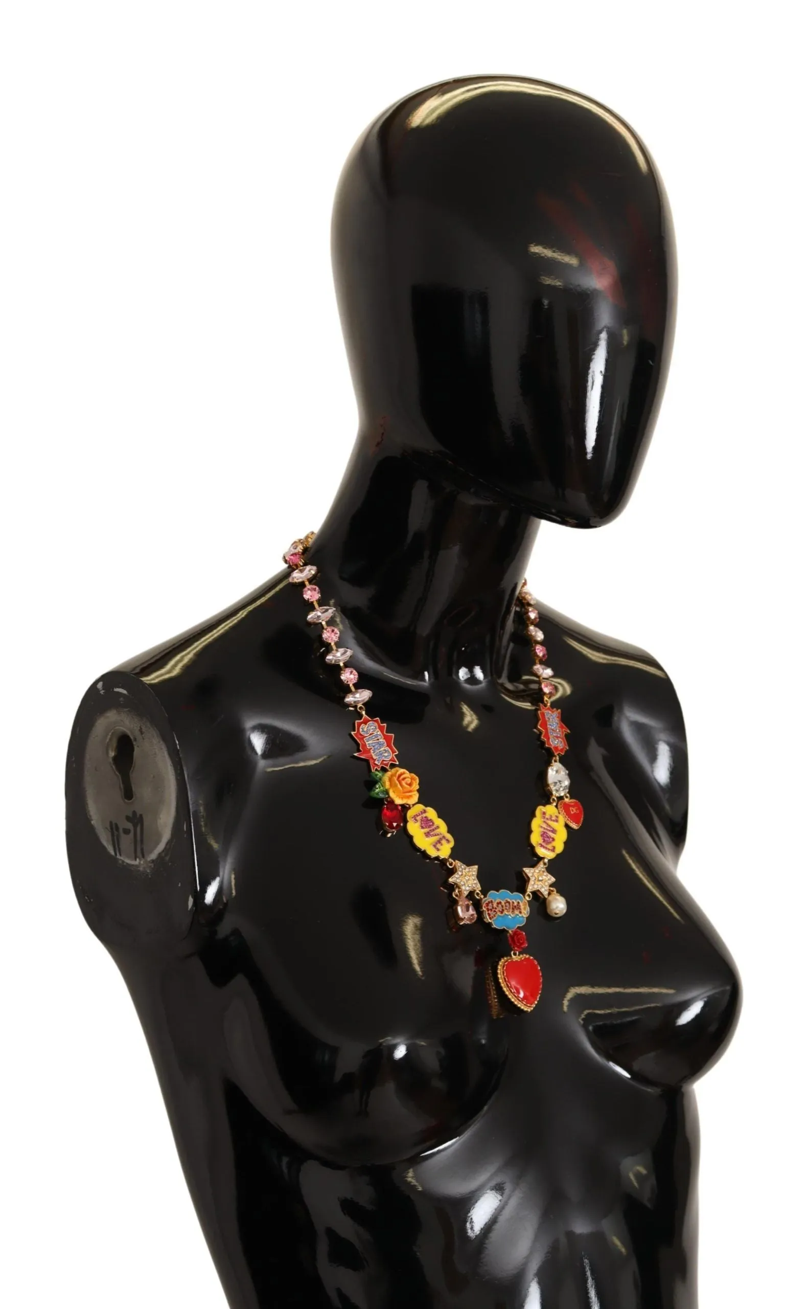 Chic Fumetti Cartoons Statement Necklace sold by Louxly product image thumbnail 5