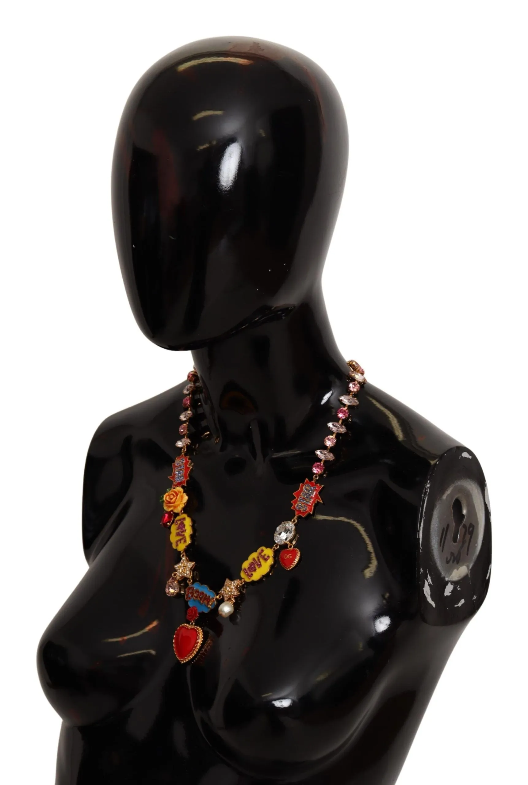 Charm Necklace with Hand-Painted Elements sold by Louxly product image thumbnail 2