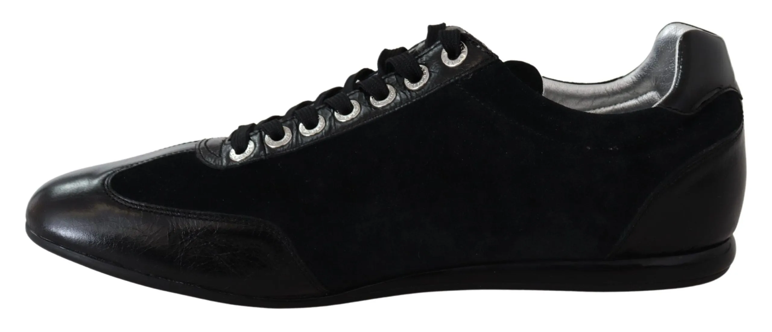 Elegant Black Leather Sport Sneakers sold by Louxly product image thumbnail 5