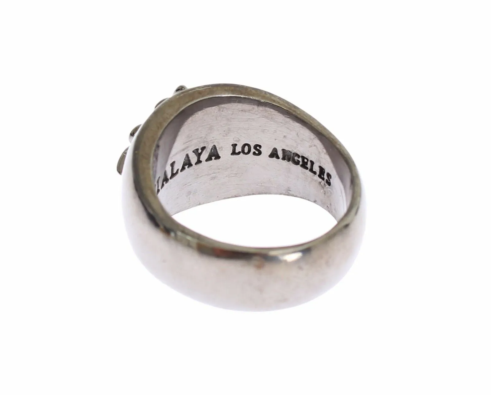 Sterling Silver Rhodium Men's Statement Ring sold by Louxly product image thumbnail 5