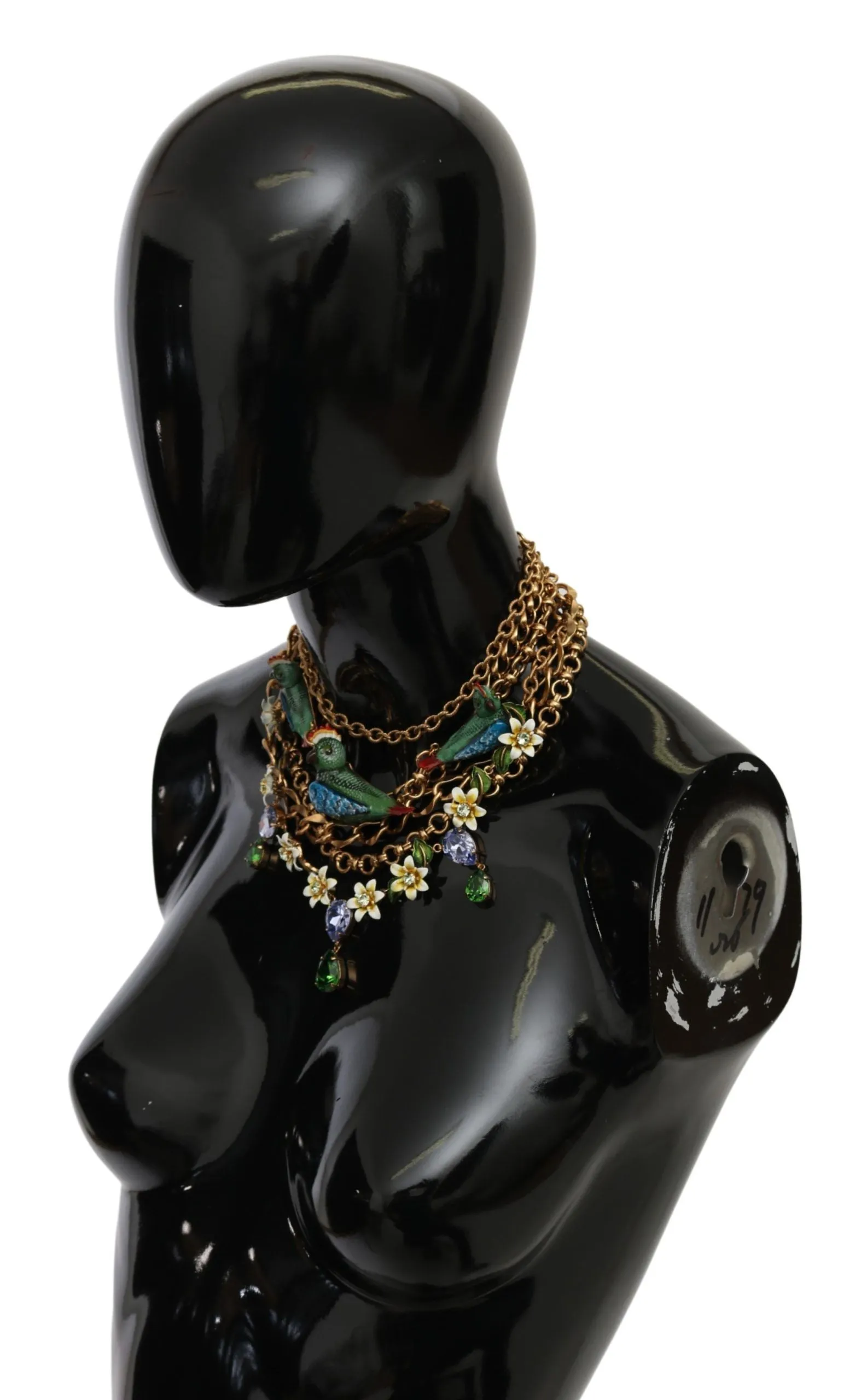 Exquisite Crystal and Brass Necklace sold by Louxly product image thumbnail 5