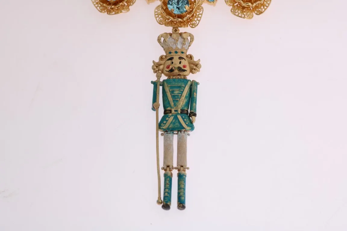 Elegant Gold Crystal Statement Necklace sold by Louxly product image thumbnail 5