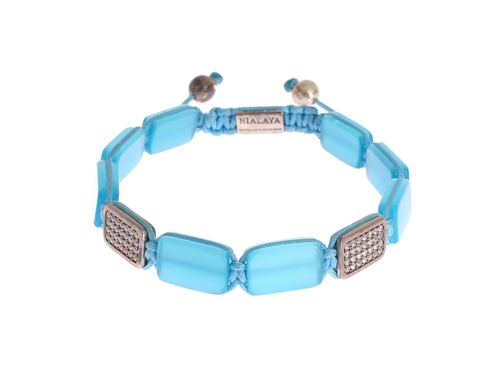 Chic Nialaya Diamond & Opal Beaded Bracelet sold by Louxly