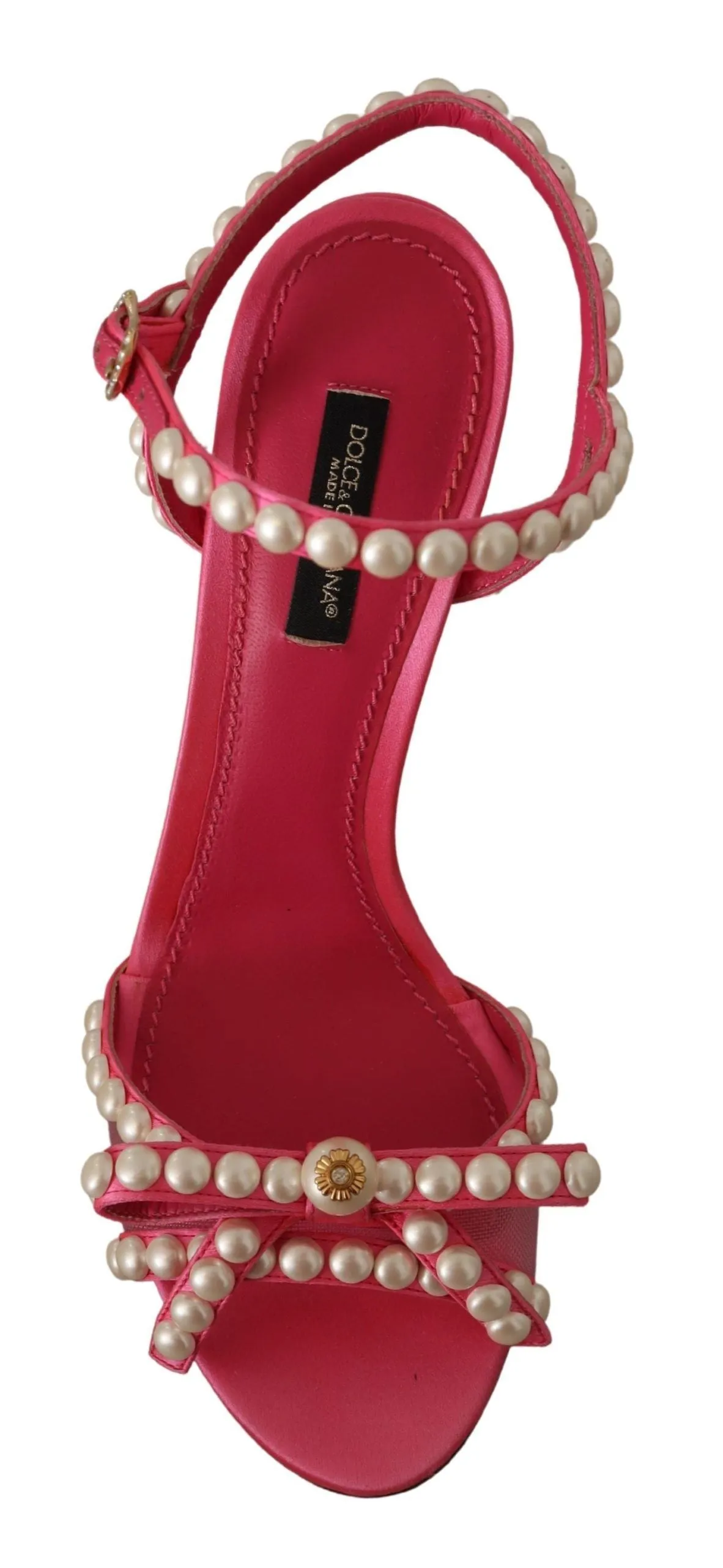 Elegant Pink Pearl Embellished Heels Sandals sold by Louxly product image thumbnail 3