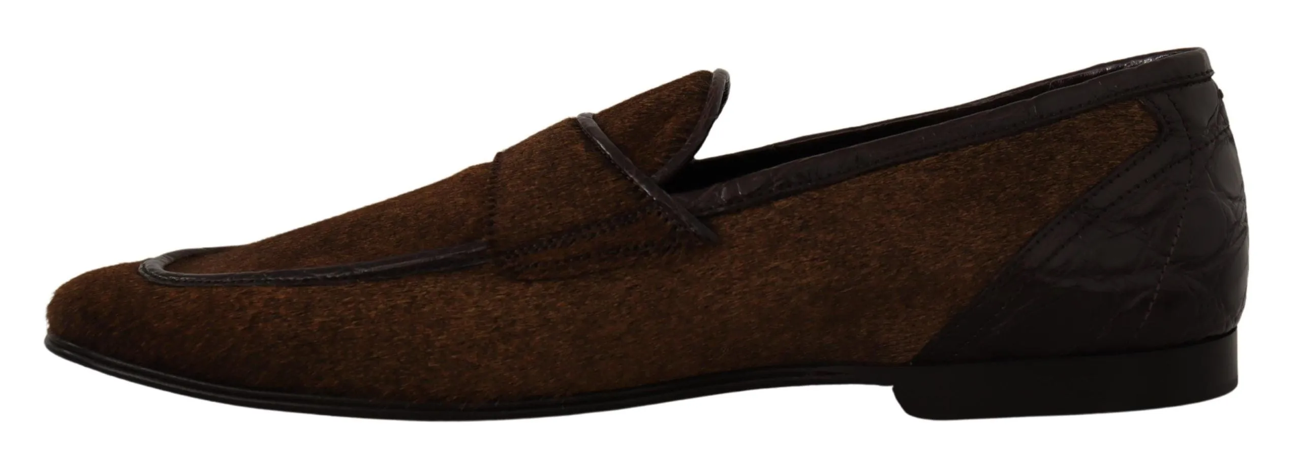 Elegant Brown Caiman Leather Loafers sold by Louxly product image thumbnail 5