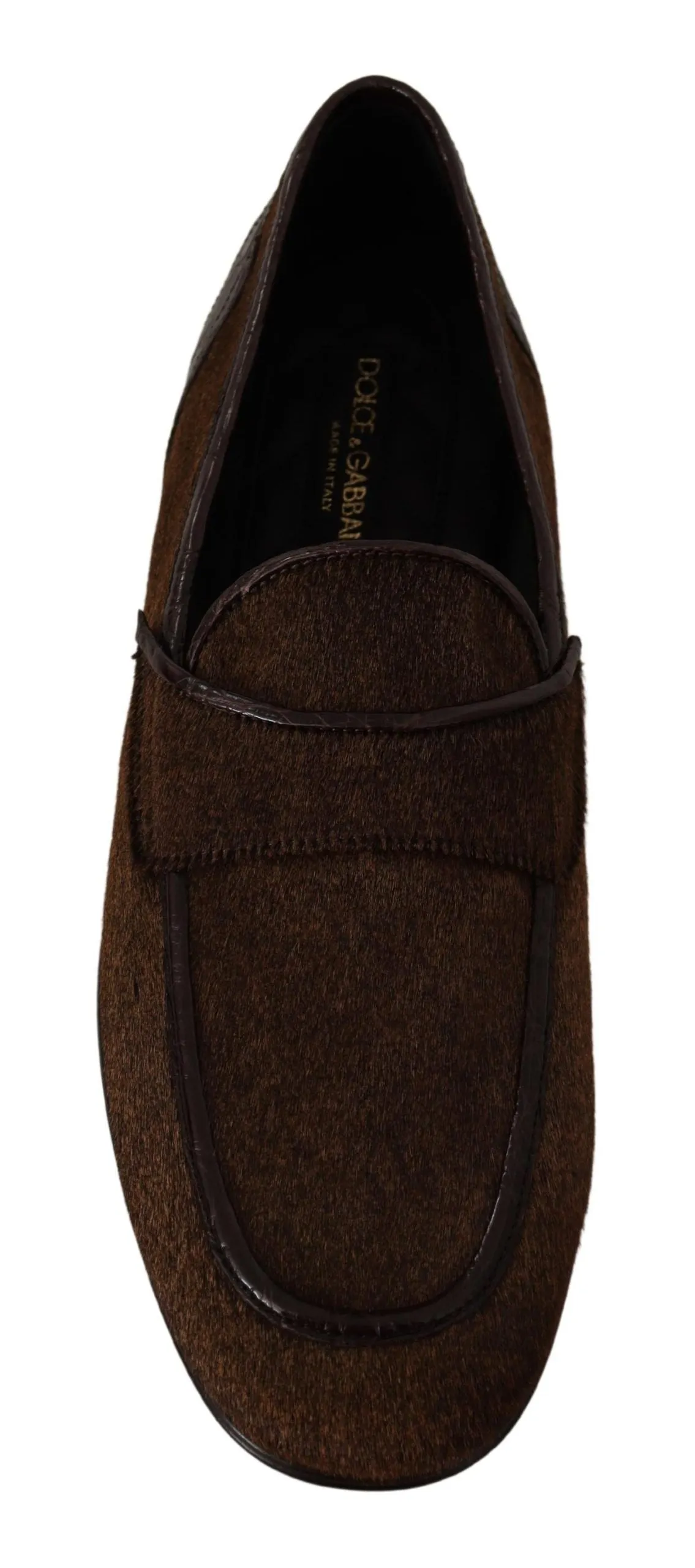 Elegant Brown Caiman Leather Loafers sold by Louxly product image thumbnail 3