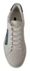 Chic White Leather Low-Top Sneakers sold by Louxly
