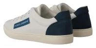 Chic White Leather Low-Top Sneakers sold by Louxly
