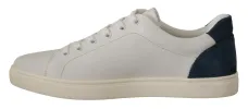 Chic White Leather Low-Top Sneakers sold by Louxly