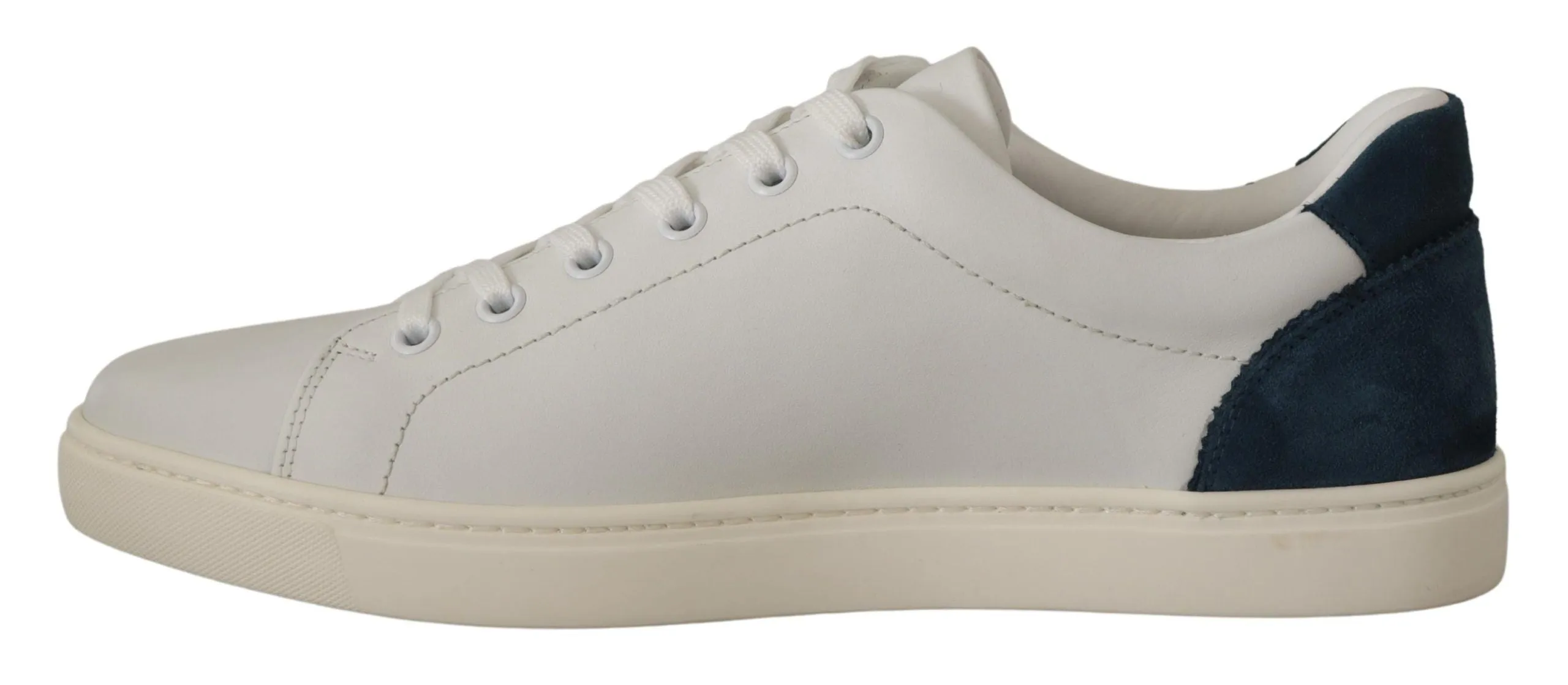 Chic White Leather Low-Top Sneakers sold by Louxly product image thumbnail 3