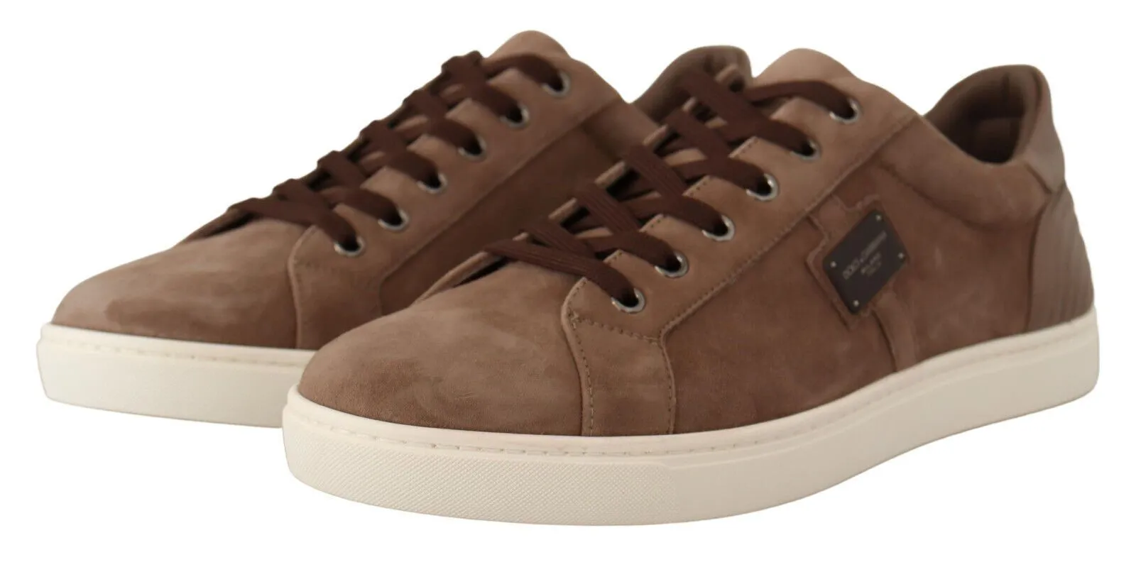 Elegant Brown Leather Sneakers for Men sold by Louxly product image thumbnail 3