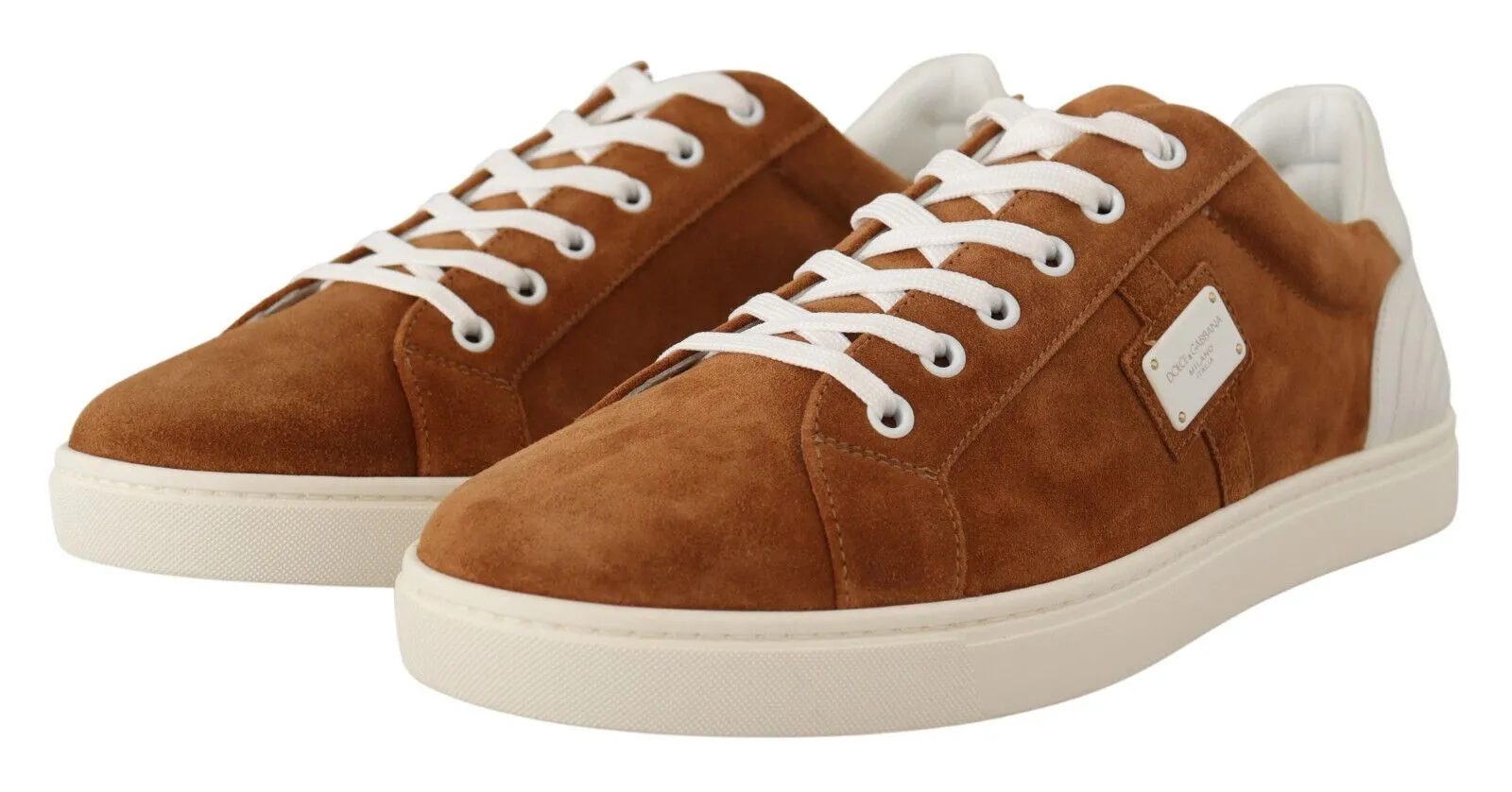 Elegant Two-Tone Leather Sneakers sold by Louxly product image thumbnail 3
