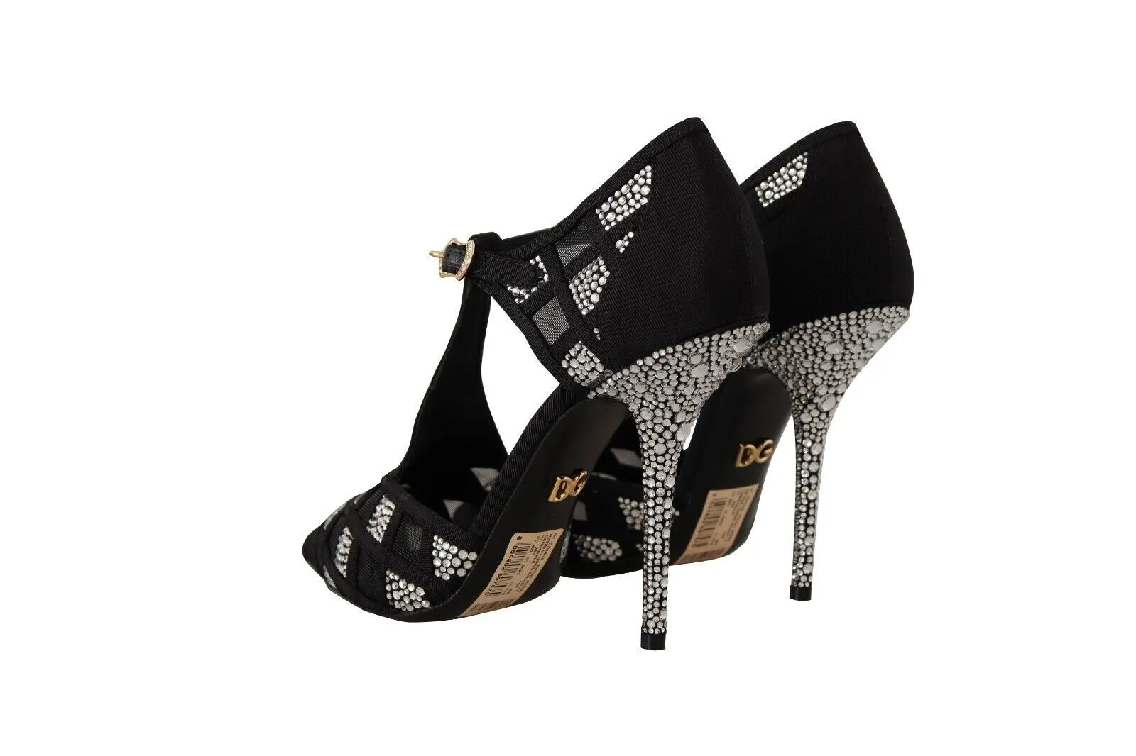 Elegant Crystal-Embellished Suede Pumps sold by Louxly product image thumbnail 3