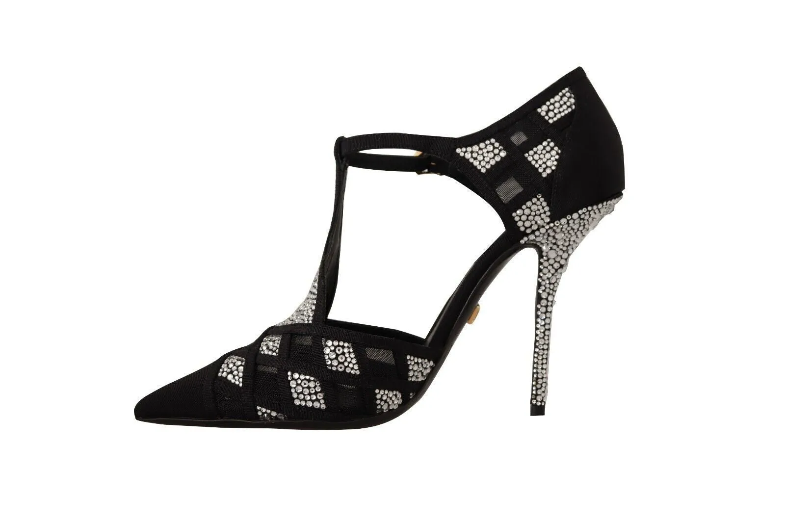 Elegant Crystal-Embellished Suede Pumps sold by Louxly product image thumbnail 4