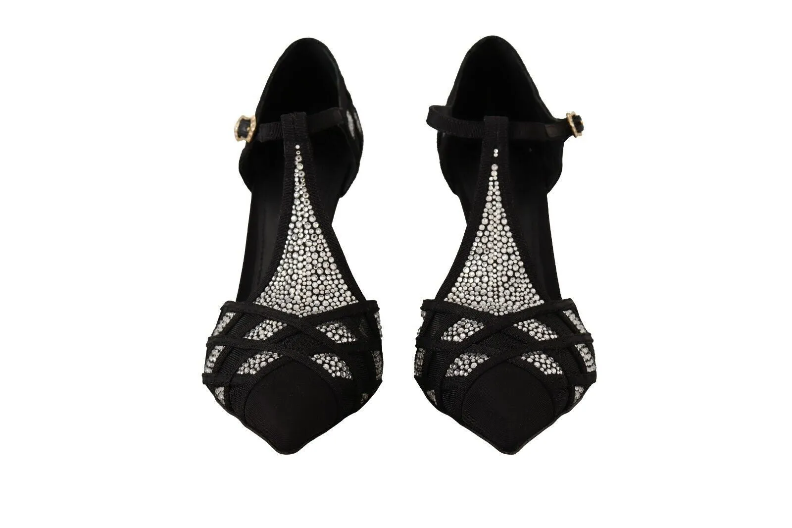 Elegant Crystal-Embellished Suede Pumps sold by Louxly product image thumbnail 2