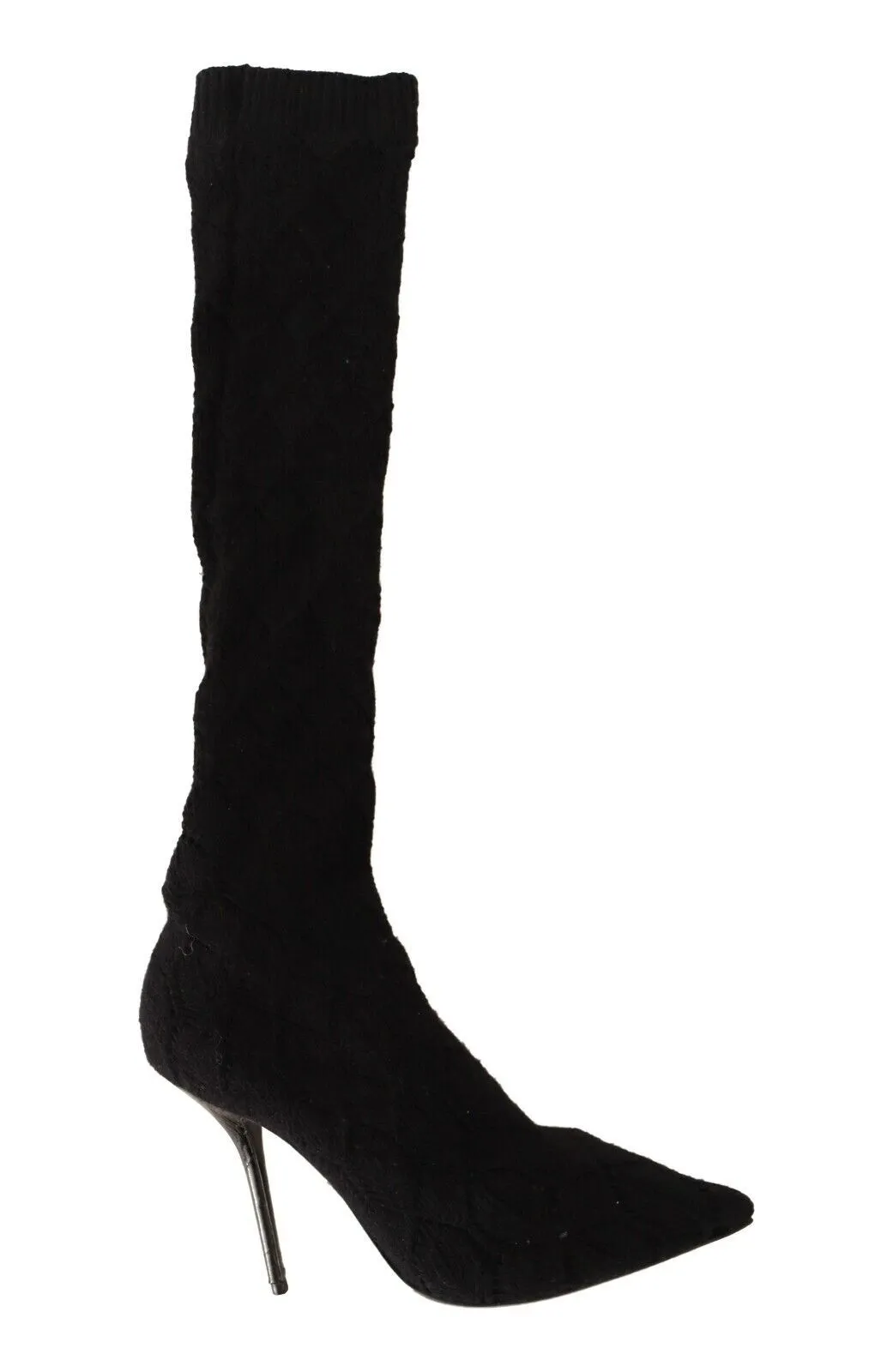 Elegant Black Stretch Socks Boots sold by Louxly
