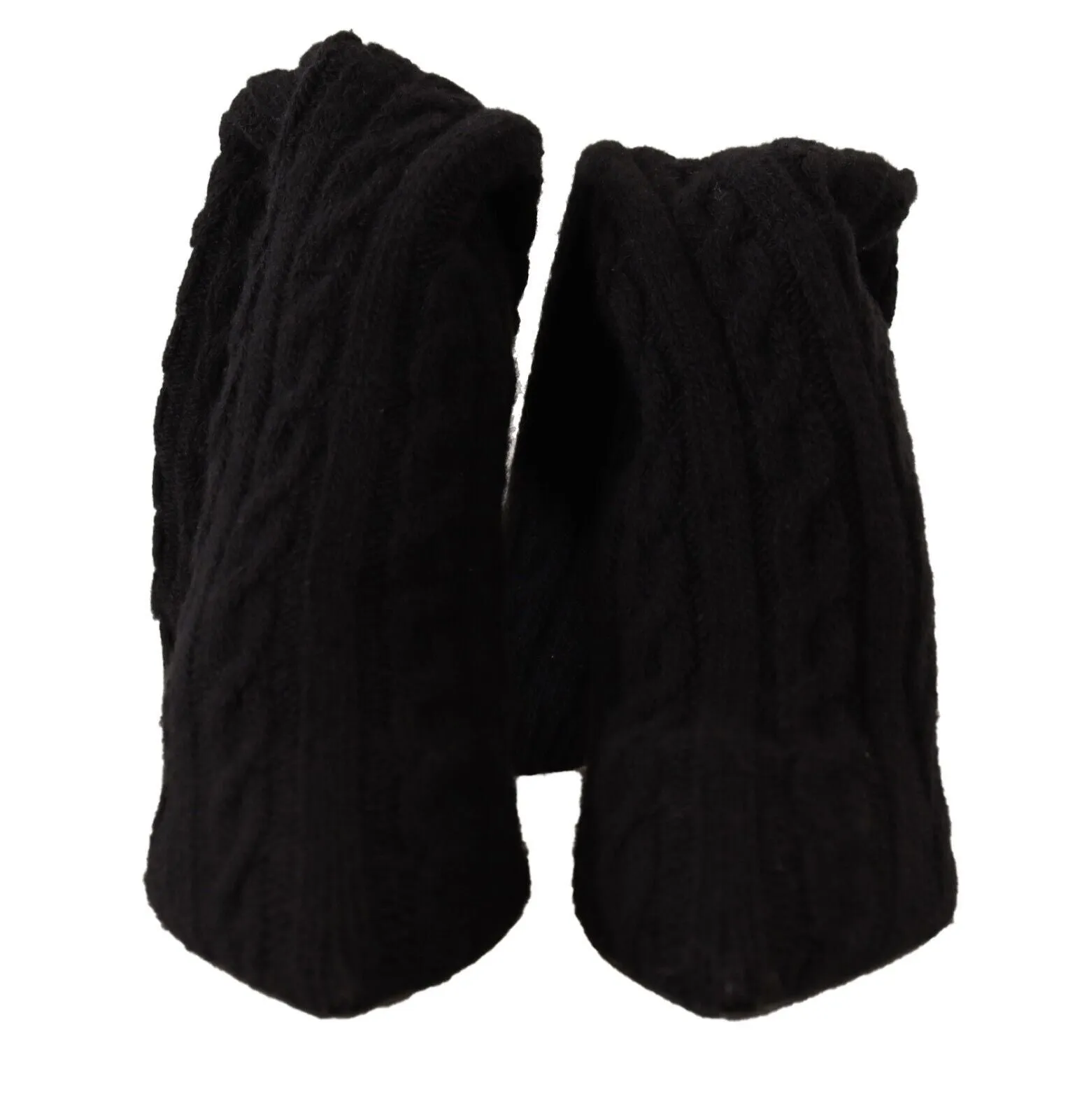 Elegant Stretch Sock Boots in Black sold by Louxly product image thumbnail 2