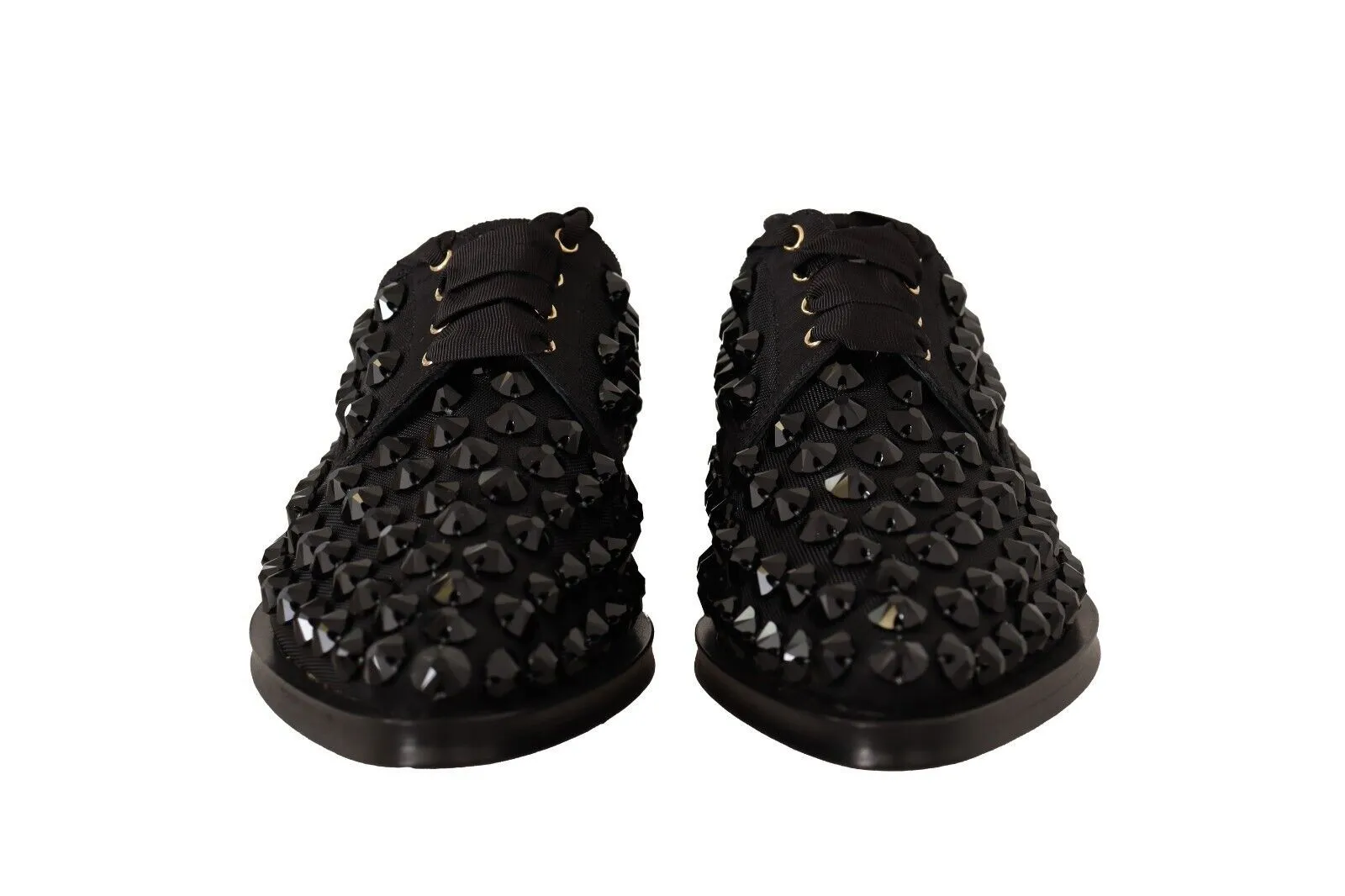 Elegant Gros Grain Lace-Up Jeweled Flats sold by Louxly product image thumbnail 2