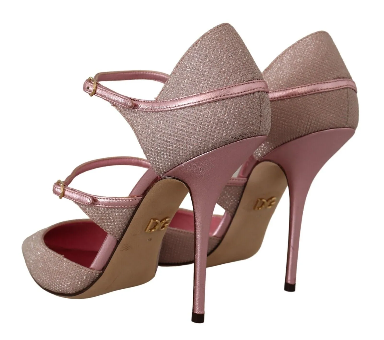 Pink Glitter High Heel Sandals sold by Louxly product image thumbnail 4
