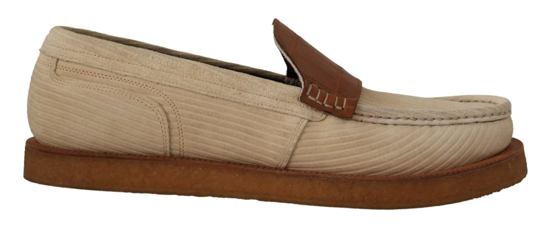 Elegant White Crocodile Leather Loafers sold by Louxly