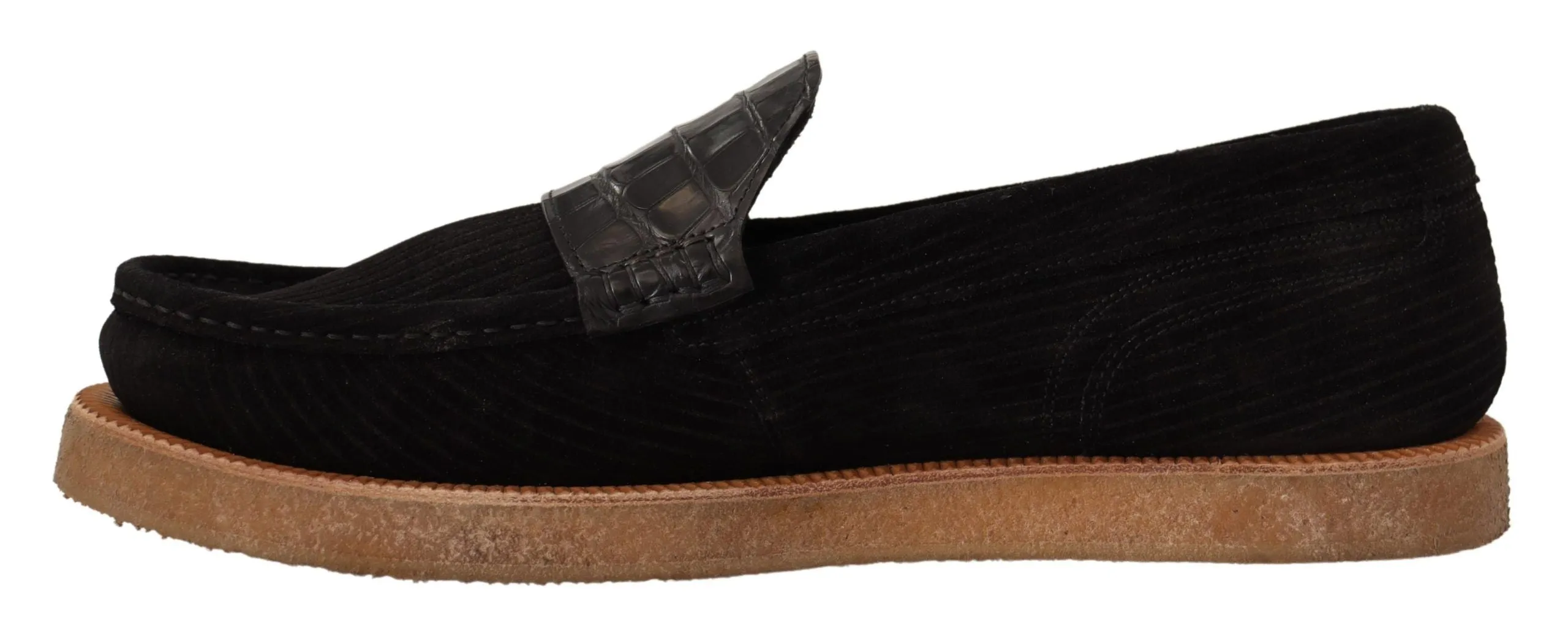 Elegant Black Alligator Leather Loafers sold by Louxly product image thumbnail 4