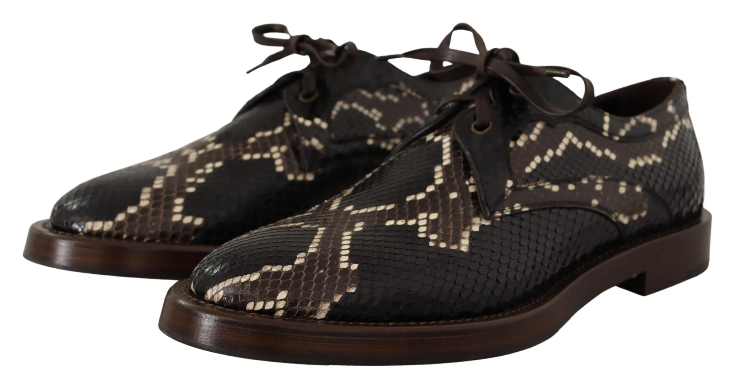 Elegant Formal Python Derby Shoes sold by Louxly product image thumbnail 2